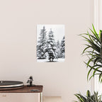 Winter Magic - Snow Covered Fir Trees Pacific Northwest Poster Gallery Image 2