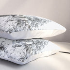 Winter Magic - Snow Covered Fir Trees Pacific Northwest Pillow Sham Gallery Image 3
