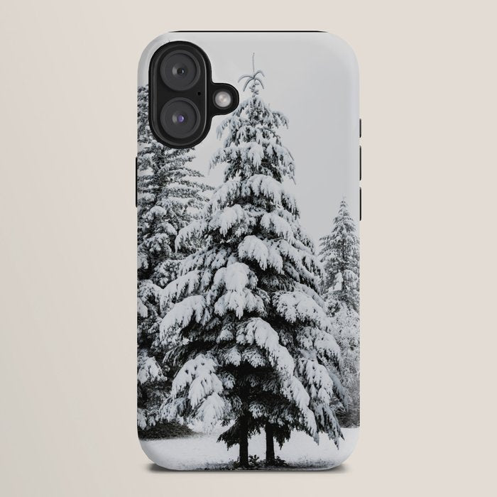 Winter Magic - Snow Covered Fir Trees Pacific Northwest iPhone Case Gallery Image 10
