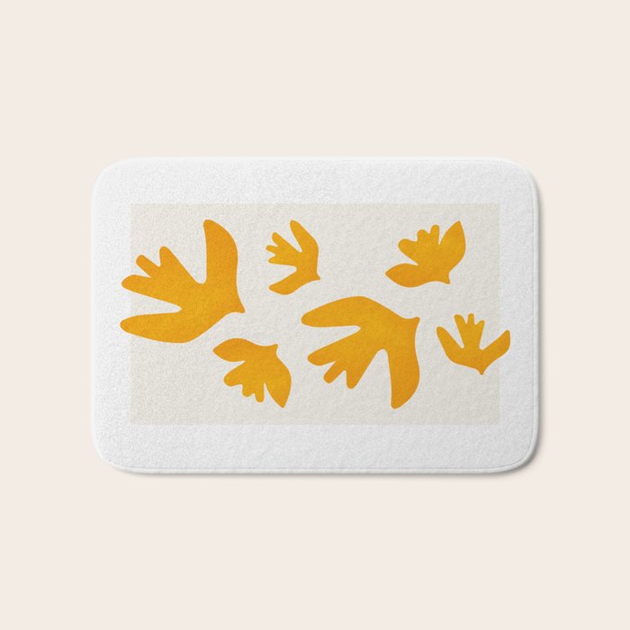 Golden Bell: Matisse Pastel Series 02 Bath Mat Gallery Image 1