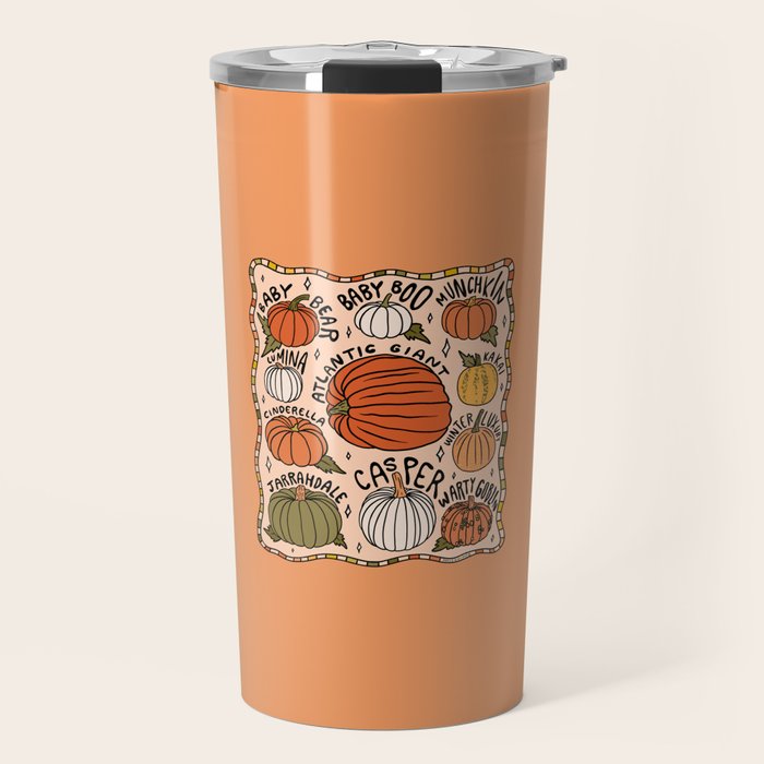 Types of Pumpkins Travel Mug