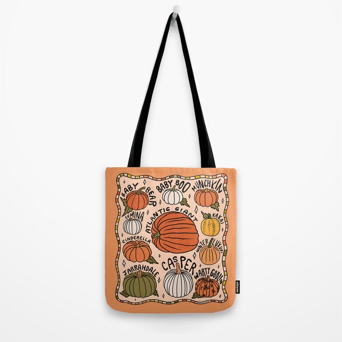 Types of Pumpkins Tote Bag Gallery Image 2