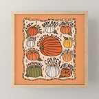 Types of Pumpkins Mini Art Print Gallery Image 1