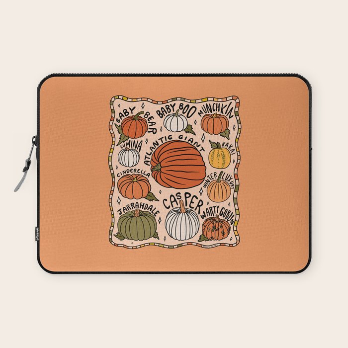 Types of Pumpkins Laptop Sleeve Gallery Image 1