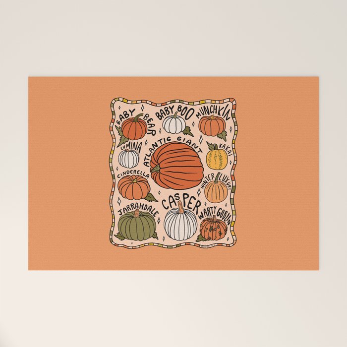 Types of Pumpkins Welcome Mat Gallery Image 1