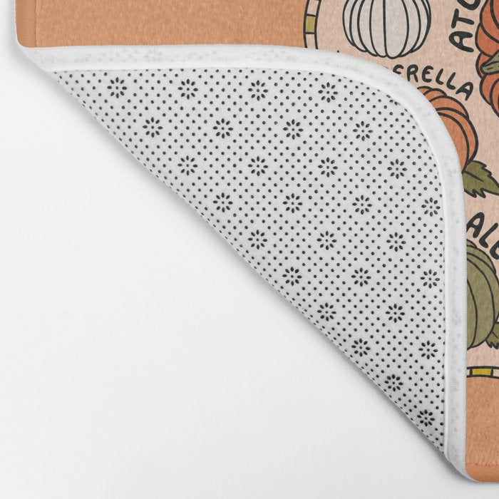 Types of Pumpkins Bath Mat Gallery Image 2