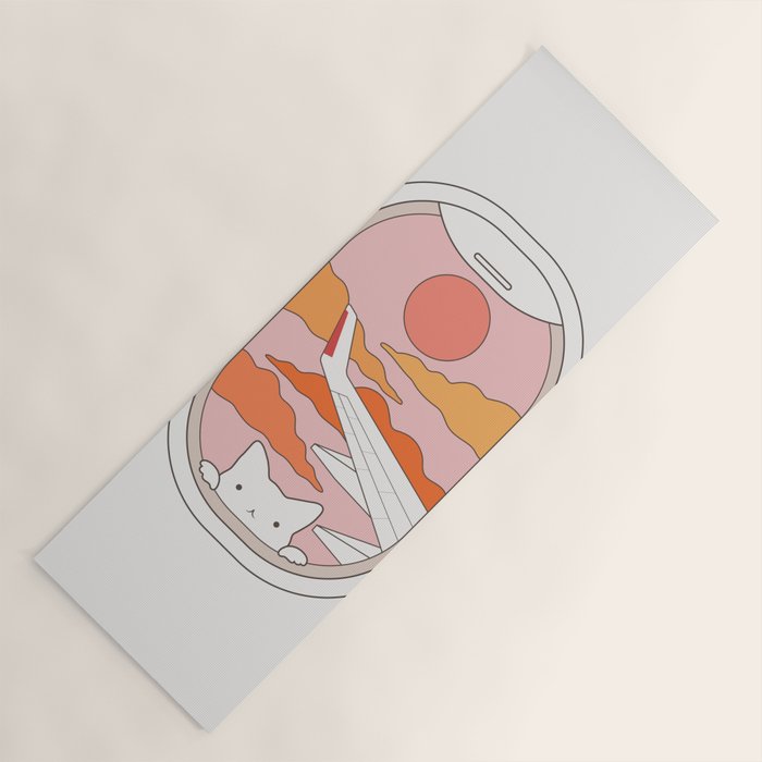Cat Landscape 173 Yoga Mat Gallery Image 1