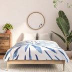 Indigo Sparks | Watercolor Pattern Comforter Gallery Image 3
