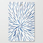 Indigo Sparks | Watercolor Pattern Cutting Board Gallery Image 1
