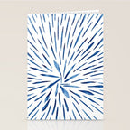 Indigo Sparks | Watercolor Pattern Stationery Card Gallery Image 2