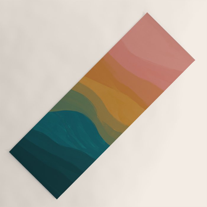 Desert Mountains In Color Yoga Mat Gallery Image 1
