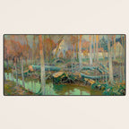 The Old Mill in Giverny, 1899 Desk Mat Gallery Image 3