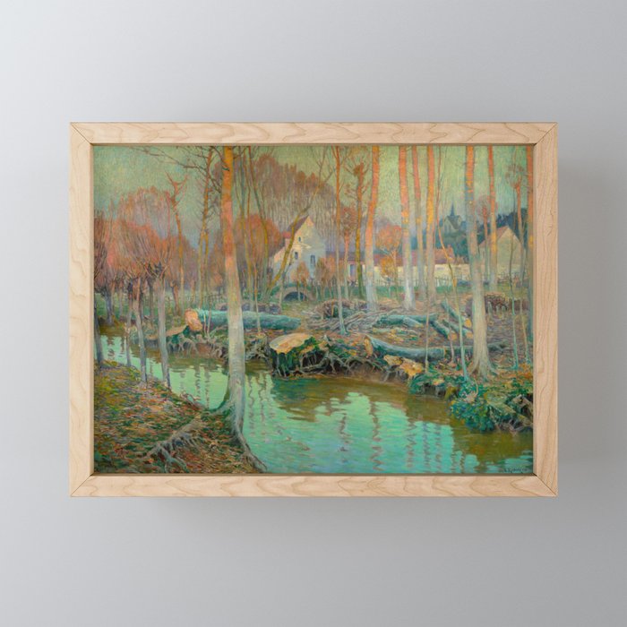 The Old Mill in Giverny, 1899 Mini Art Print Gallery Image 1