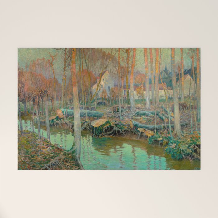 The Old Mill in Giverny, 1899 Welcome Mat Gallery Image 1