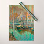 The Old Mill in Giverny, 1899 Wrapping Paper Gallery Image 1