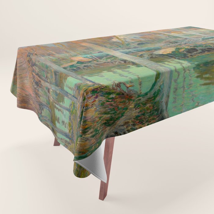 The Old Mill in Giverny, 1899 Tablecloth Gallery Image 1