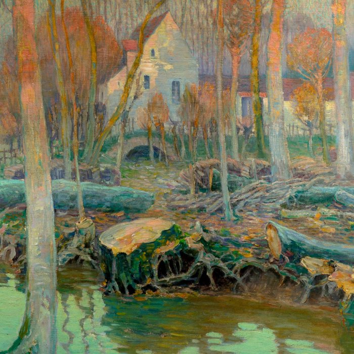 The Old Mill in Giverny, 1899 Coffee Mug Gallery Image 2