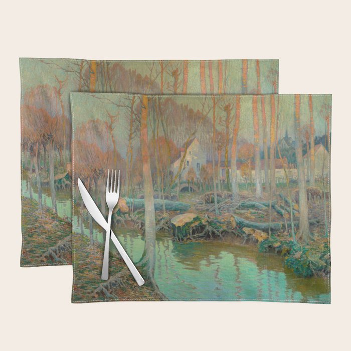 The Old Mill in Giverny, 1899 Placemat Gallery Image 1