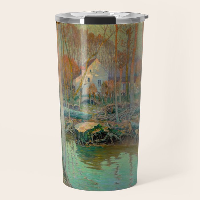 The Old Mill in Giverny, 1899 Travel Mug Gallery Image 1