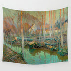 The Old Mill in Giverny, 1899 Wall Tapestry Gallery Image 4