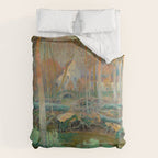 The Old Mill in Giverny, 1899 Duvet Cover Gallery Image 6