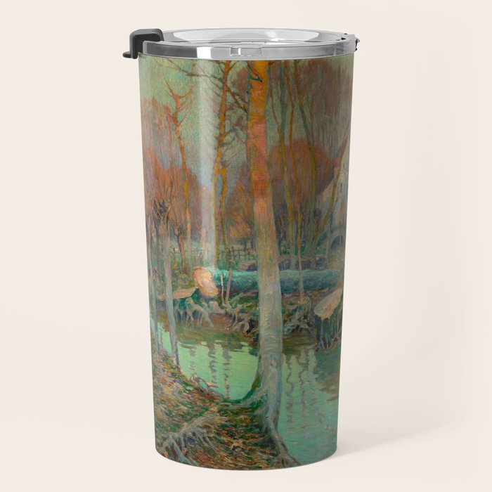 The Old Mill in Giverny, 1899 Travel Mug Gallery Image 3
