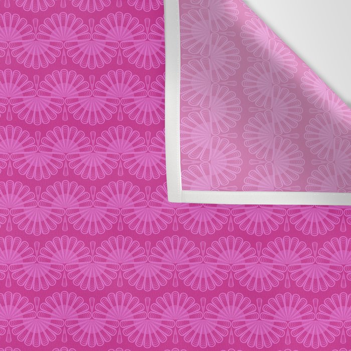 Pink neon bright geometric pattern  Wall Tapestry Gallery Image 3