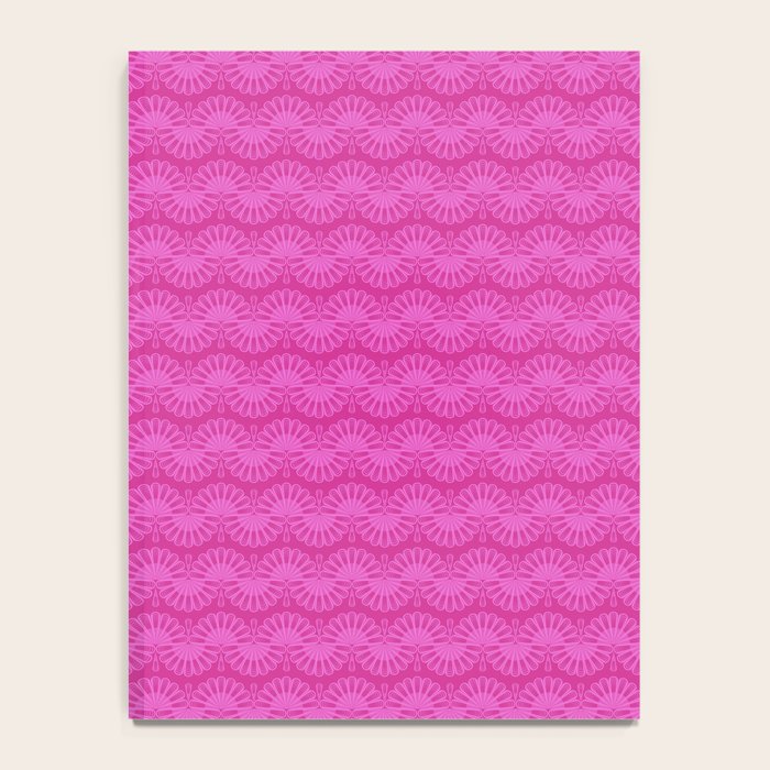 Pink neon bright geometric pattern  Notebook Gallery Image 4