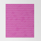 Pink neon bright geometric pattern  Throw Blanket Gallery Image 2