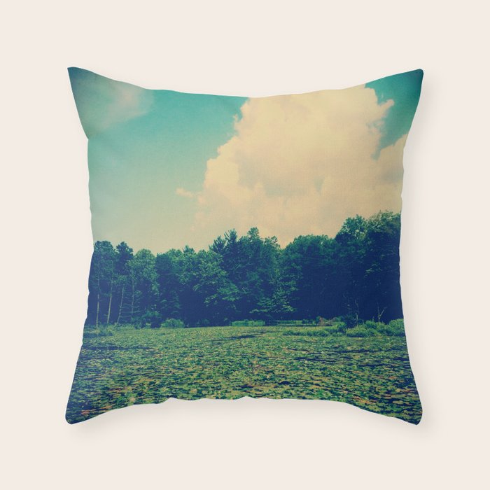 Lily Pads Throw Pillow Gallery Image 1