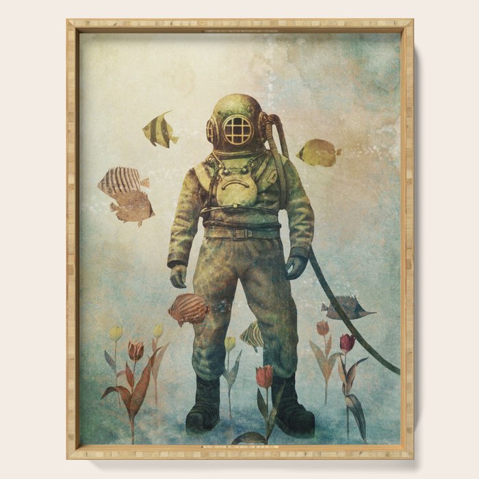 Deep Sea Garden  Serving Tray Gallery Image 1