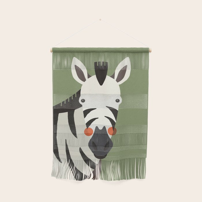 Zebra, Animal Portrait Wall Hanging Gallery Image 1