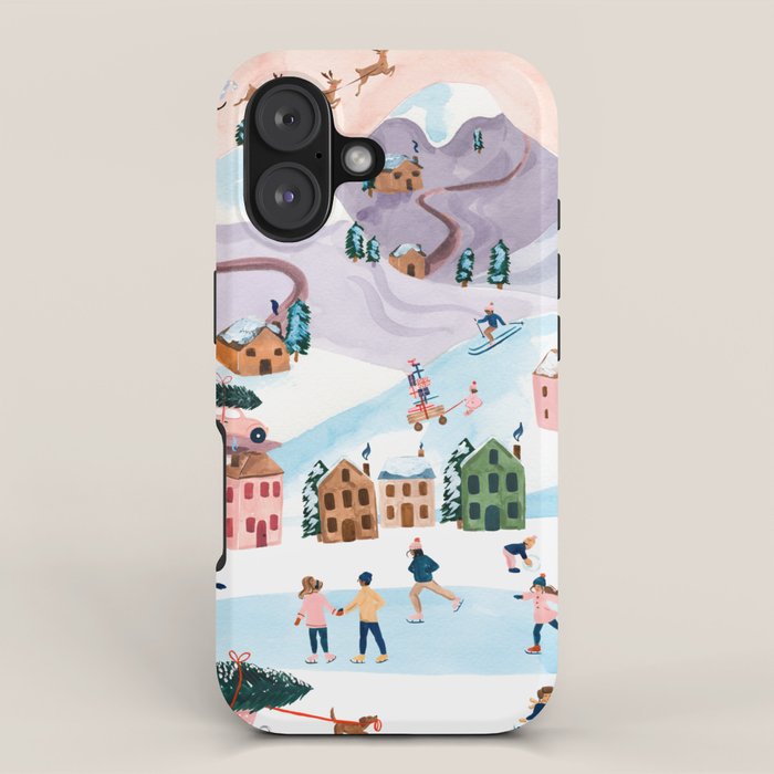 Holiday Village iPhone Case Gallery Image 1