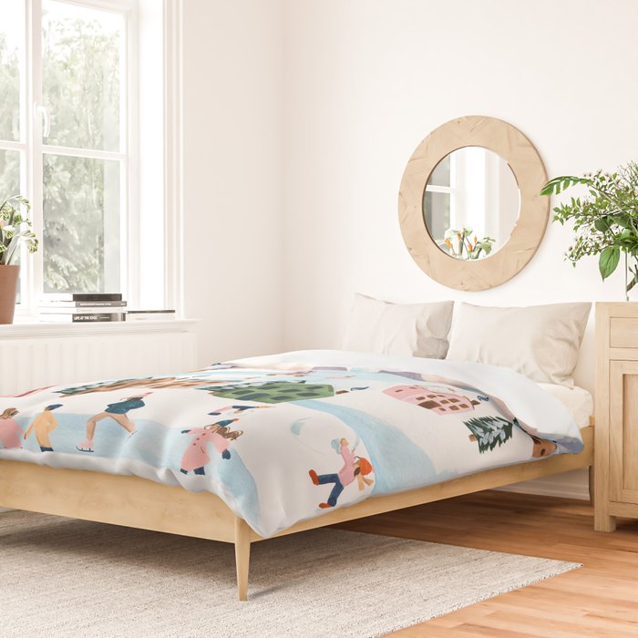 Holiday Village Duvet Cover Gallery Image 2