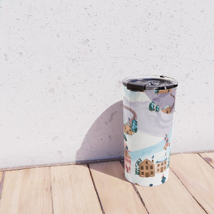 Holiday Village Travel Mug Gallery Image 4