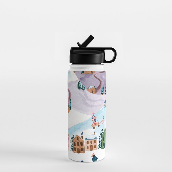 Holiday Village Water Bottle Gallery Image 1