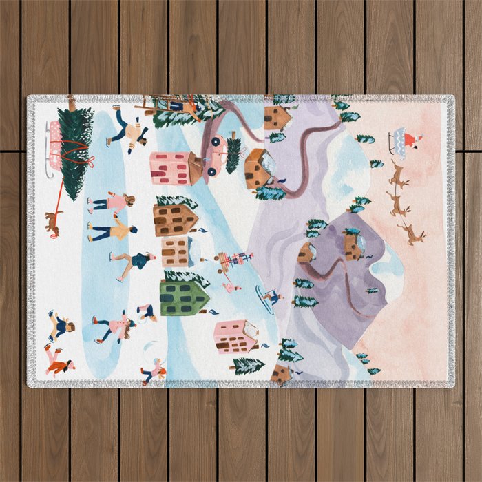 Holiday Village Outdoor Rug Gallery Image 1