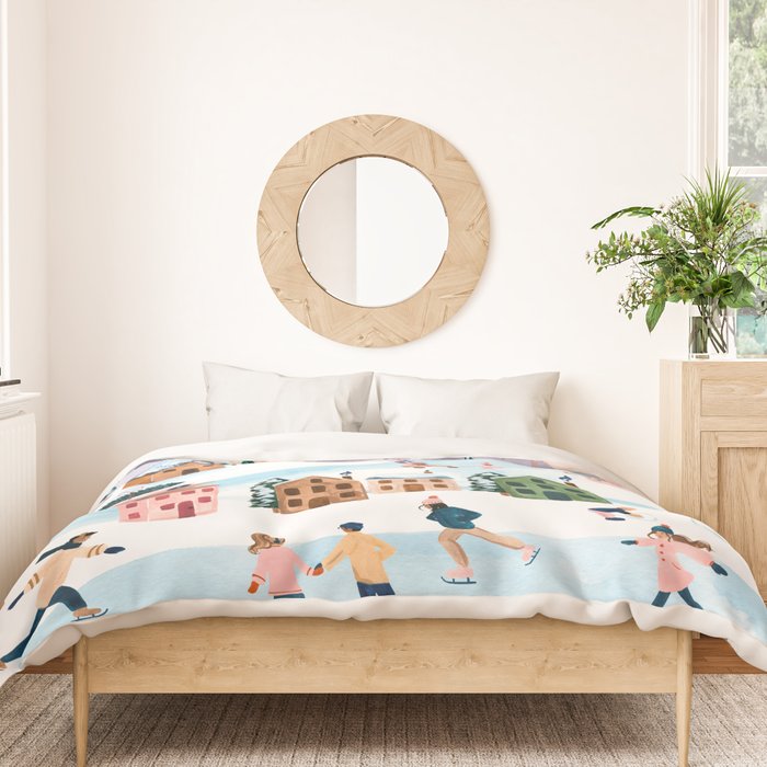 Holiday Village Duvet Cover Gallery Image 3