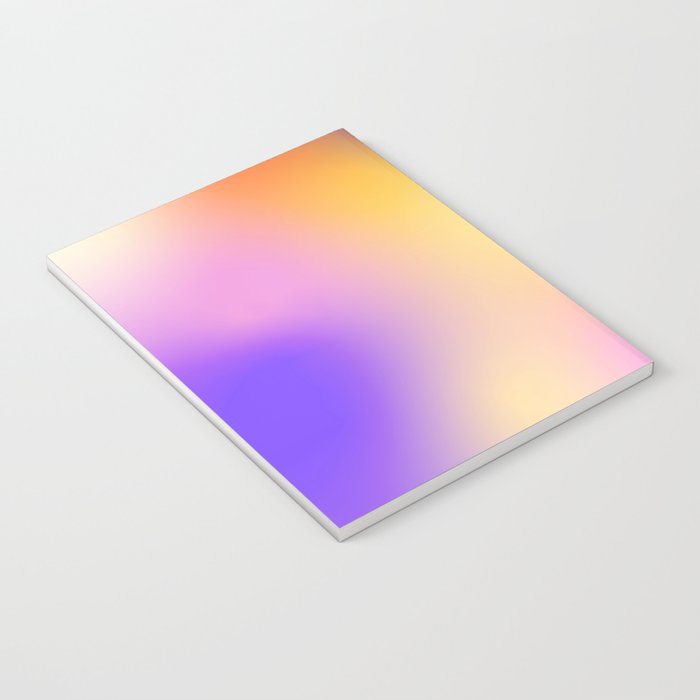 Warm Colorful Sunset Gradient  Notebook Gallery Image 3
