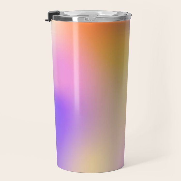 Warm Colorful Sunset Gradient  Travel Mug Gallery Image 3
