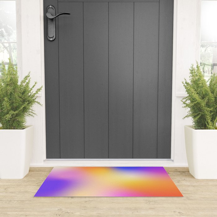 Warm Colorful Sunset Gradient  Welcome Mat Gallery Image 3