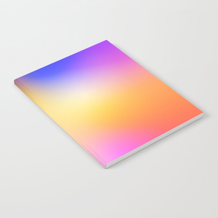 Warm Colorful Sunset Gradient  Notebook Gallery Image 2