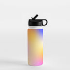 Warm Colorful Sunset Gradient  Water Bottle Gallery Image 1