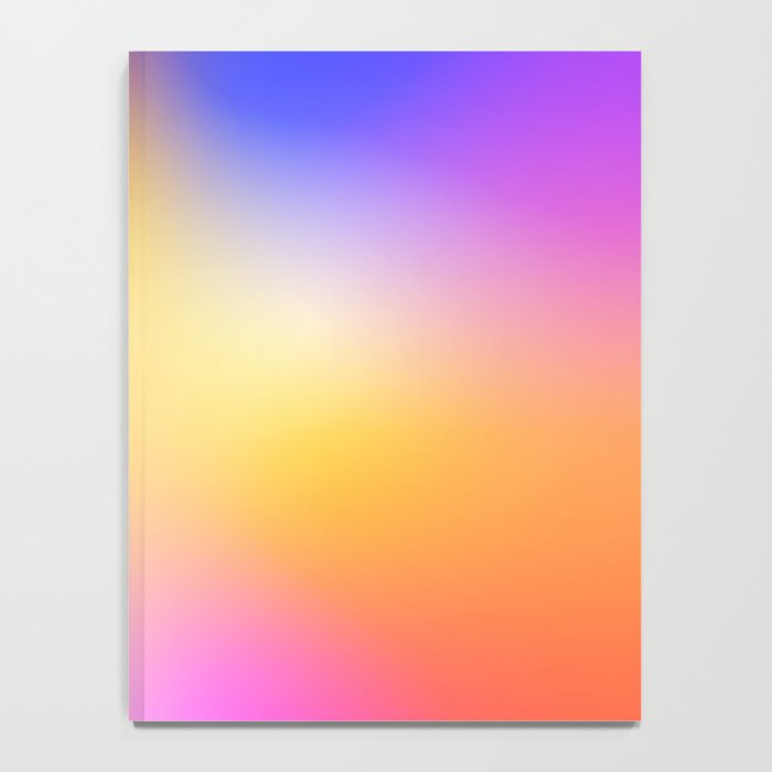 Warm Colorful Sunset Gradient  Notebook Gallery Image 4