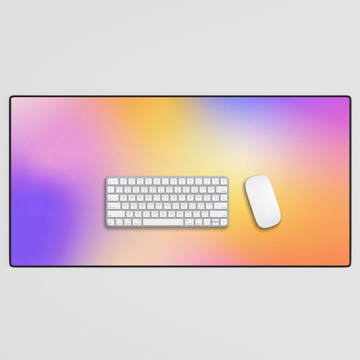 Warm Colorful Sunset Gradient  Desk Mat Gallery Image 1