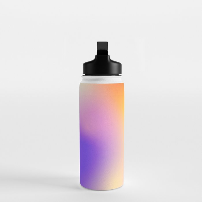 Warm Colorful Sunset Gradient  Water Bottle Gallery Image 3