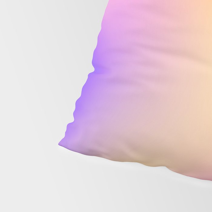 Warm Colorful Sunset Gradient  Pillow Sham Gallery Image 4