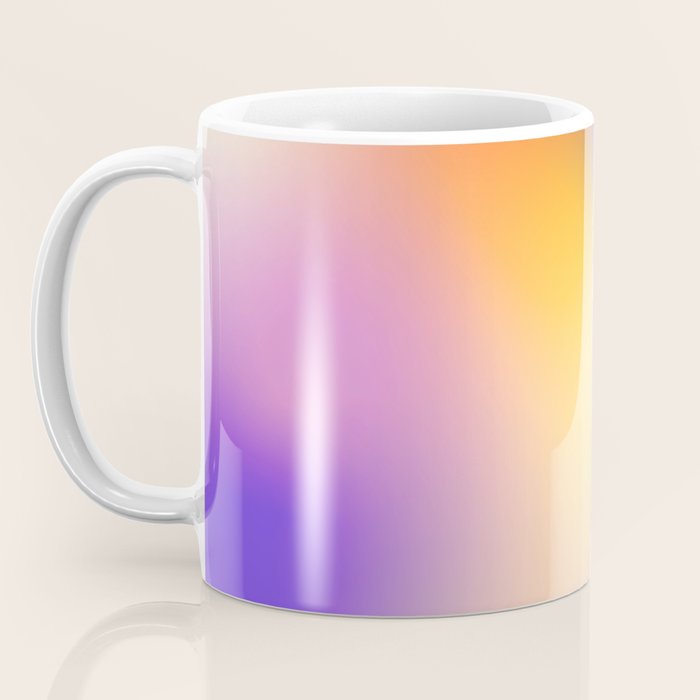 Warm Colorful Sunset Gradient  Coffee Mug Gallery Image 3