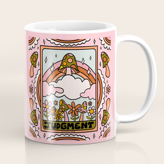 20. Judgment Tarot Mushroom Coffee Mug Gallery Image 1