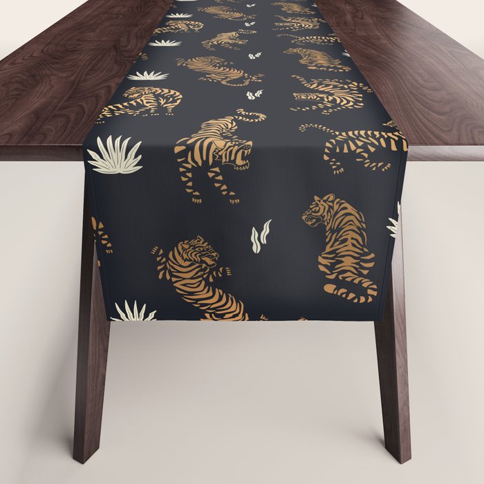 Golden Tigers Table Runner Gallery Image 1